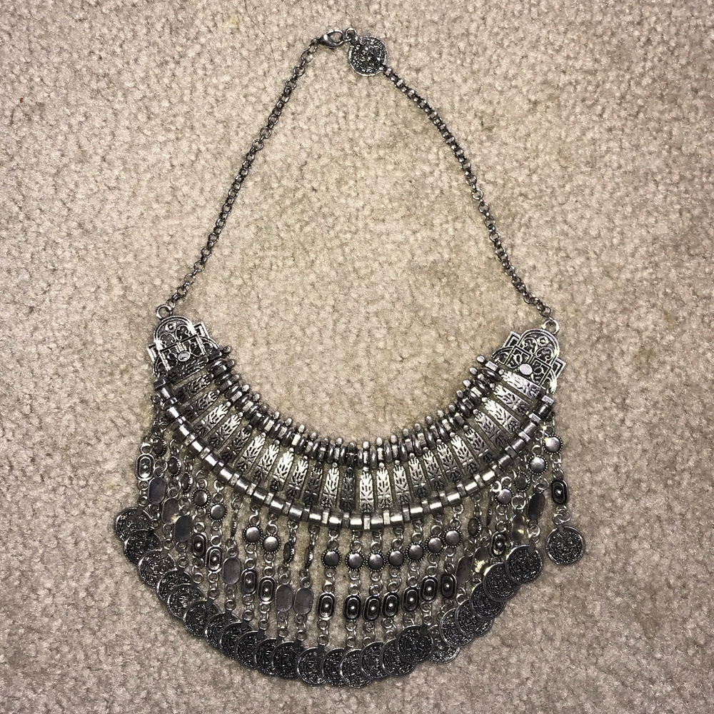 Silver Egyptian Style Necklace